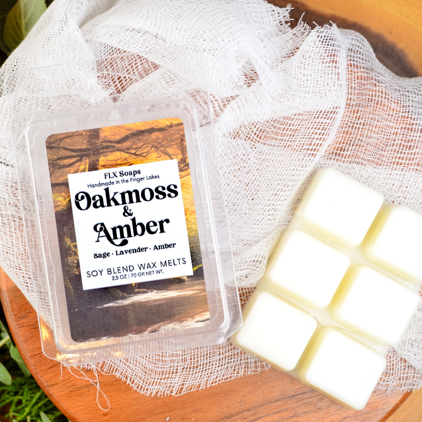 Oakmoss & Amber Scented Wax Melt